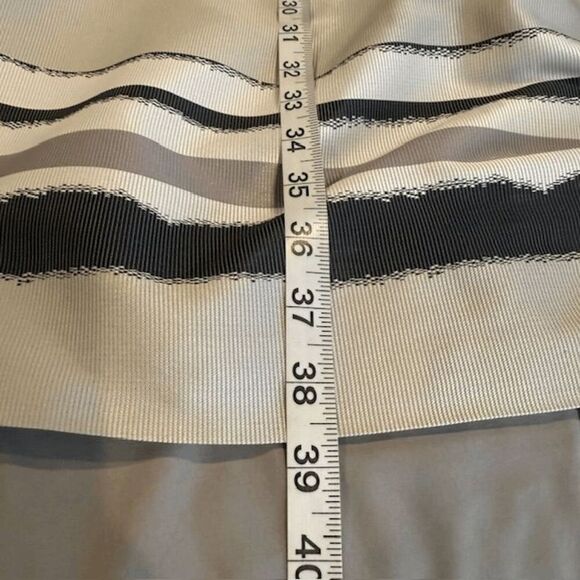 Boss Hugo Boss Diljana Dress Silver Gray Textured Sleeveless Cocktail Size 8 - Picture 15 of 16